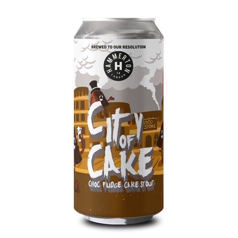 CITY OF CAKE Choc Fudge Cake Stout 5.5% (440ml)